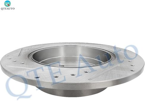 PM Auto Rear 284mm Drilled Slotted Disc Brake Rotors Replacement For 2008-2019 Hyundai Sonata in Saudi Arabia