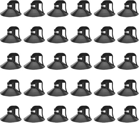 30PCS Car Glass Windshield Sunshade Suction Cups, Powerful Pull Ring Vehicle Window Shade Suction Cups, Multifunction Auto Sun Visor Sucker Hook, Universal for Vehicles (Transparent, 4.5 cm) in Saudi Arabia