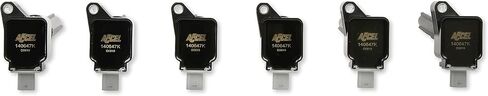 ACCEL 140647K-6 Ignition Coil, Black, 6-pack in Saudi Arabia