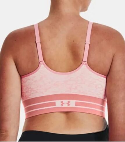 حمالة صدر رياضية ذات خط طويل باللون الوردي من Under Armour UA مقاس XL in Saudi Arabia