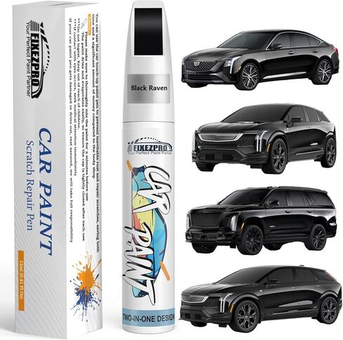 Crystal White Tricoat(G1W/WA140X) Touch Up Paint for Cadillac, Exact Color Match Car Paint Scratch Repair Remover Pen Kit Fix Vehicle Chips and Automotive Nicks Scuff in Kuwait