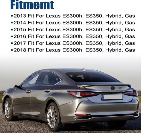 غطاء مقعد من الجلد المصنوع من الألياف الدقيقة المثقوبة من جانب السائق متوافق مع Lexus ES300h ES350 2013 2014 2015 2016 2017 2018 in Saudi Arabia