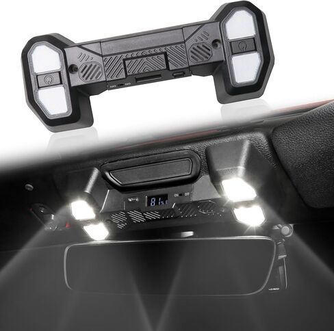 مصابيح LED للخريطة الداخلية من BESTAOO، ضوء قبة للمقعد الأمامي متوافق مع 2012-2017 Jeep Wrangler JK، أضواء القراءة لملحقات Wrangler، مصابيح LED بيضاء 5980K in Saudi Arabia