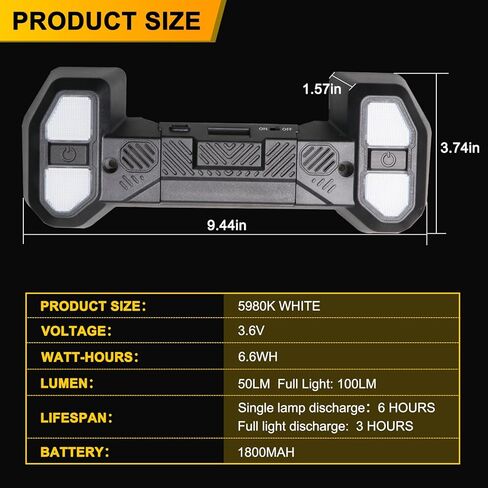BESTAOO LED Interior Map Lights Front Seat Dome Light Compatible with 2012-2017 Jeep Wrangler JK, Reading Lights for Wrangler Accessories, 5980K White LED Lights in Saudi Arabia