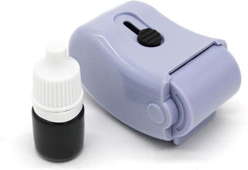 Sonjade Identity Theft Protection Roller Security Stamp, Built in Cutter & Flip Cover Design, Privacy Guard Confidential Data for Your ID, Documents, Labels, Packages, Address, 1 Pack (Purple) in Kuwait