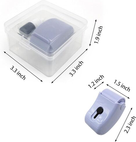 Sonjade Identity Theft Protection Roller Security Stamp, Built in Cutter & Flip Cover Design, Privacy Guard Confidential Data for Your ID, Documents, Labels, Packages, Address, 1 Pack (Purple) in Kuwait