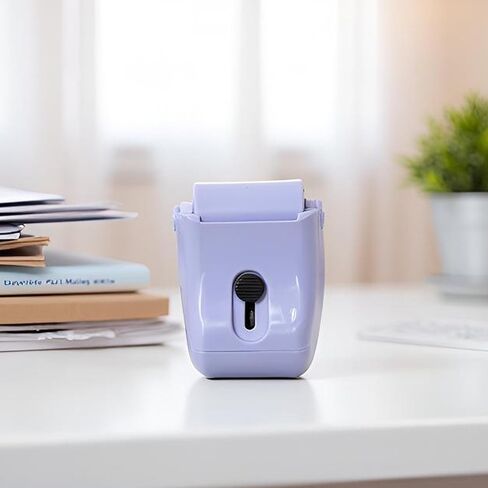 Sonjade Identity Theft Protection Roller Security Stamp, Built in Cutter & Flip Cover Design, Privacy Guard Confidential Data for Your ID, Documents, Labels, Packages, Address, 1 Pack (Purple) in Kuwait