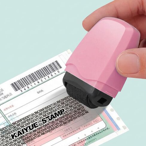 Identity Protection Roller Stamp, Wide Security Rolling Stamp for Blocking Personal Information on Mail, Bills, and Packages, Data Privacy Guard Tool, 1 Piece in Saudi Arabia