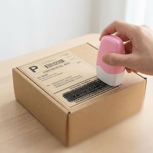 Identity Protection Roller Stamp, Wide Security Rolling Stamp for Blocking Personal Information on Mail, Bills, and Packages, Data Privacy Guard Tool, 1 Piece in Saudi Arabia