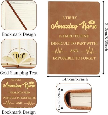 Nurse Gifts for Women,Student Cool Gifts for Nurses Week Graduation Retirement Practitioner Appreciation Christmas Valentines Gift Female Presents,Nurse Accessories for Work,Leather Journal Notebooks in Kuwait