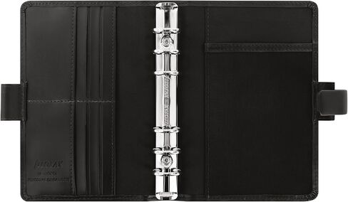 Filofax Metropol Organizer, Personal Size, Black - Leather-Look, Six Rings, Week-to-View Insert, Multilingual (C026902) in Saudi Arabia