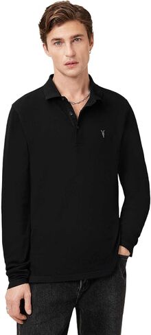 قميص بولو ريفورم بأكمام طويلة للرجال من AllSaints in Kuwait