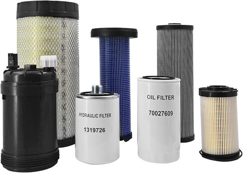 1001199738 1000-Hour Service Filter Kit for JLG SkyTrak T4F ULS 6036 6042 8042 10042 10054 Telehandlers, 7 Pcs Maintenance Set 1319726 70025852 70026234 70026453 70024152 70025853 70027609 in Kuwait