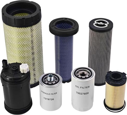 1001199738 1000-Hour Service Filter Kit for JLG SkyTrak T4F ULS 6036 6042 8042 10042 10054 Telehandlers, 7 Pcs Maintenance Set 1319726 70025852 70026234 70026453 70024152 70025853 70027609 in Kuwait