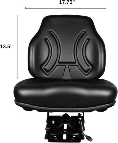 TRAC SEATS Black Suspension Seat for John Deere 5045E 5055E 5065E 5075E Tractor in Kuwait