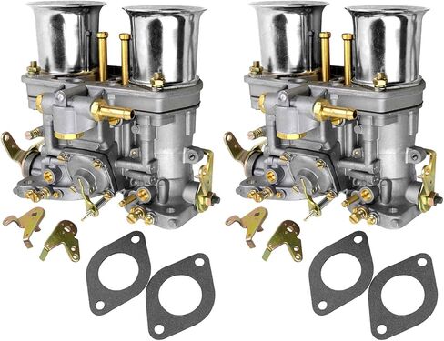 2 Barrel Carburetor 40 IDF Replacement for Weber Solex Dellorto VW Bug Beetle 40mm Carb with Air Horn (2pcs) in Saudi Arabia