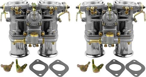 2 Barrel Carburetor 40 IDF Replacement for Weber Solex Dellorto VW Bug Beetle 40mm Carb with Air Horn (2pcs) in Saudi Arabia