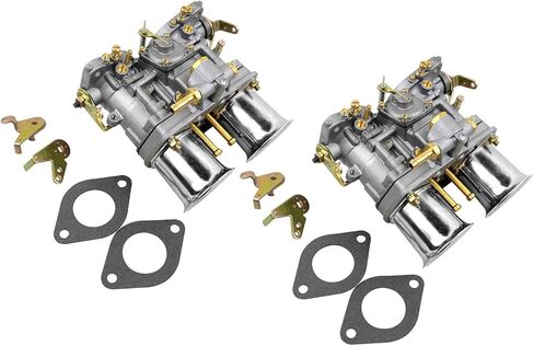 2 Barrel Carburetor 40 IDF Replacement for Weber Solex Dellorto VW Bug Beetle 40mm Carb with Air Horn (2pcs) in Saudi Arabia