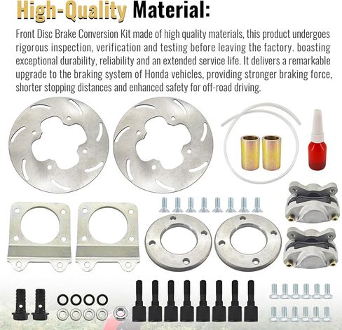 ADV-NNB77 مجموعة تحويل فرامل القرص الأمامي المتوافقة مع Honda Fourtrax 300 4x4؛ TRX300FW 1992-2000; رانشر 350 2000-2006; فورمان 400450 1995-2004; رينكون 650 2003-2005; روبيكون 500 2001-2004 in Kuwait