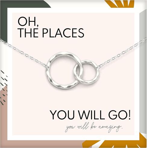 HOPE LOVE SHINE Graduation necklace gift, College graduation gift for her, High school graduation gift for her, Best friend graduation gift in Kuwait