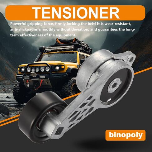 مجموعة شداد حزام القيادة 89263 من Binopoly مع بكرة لسلسلة 2002-2019 Ford GT/E Van Explorer Lobo E450 F450 Lincoln Aviator Mark LT Navigator Mercury Mountaineer OE#38274 419-01 1L2Z6B209AA in Saudi Arabia