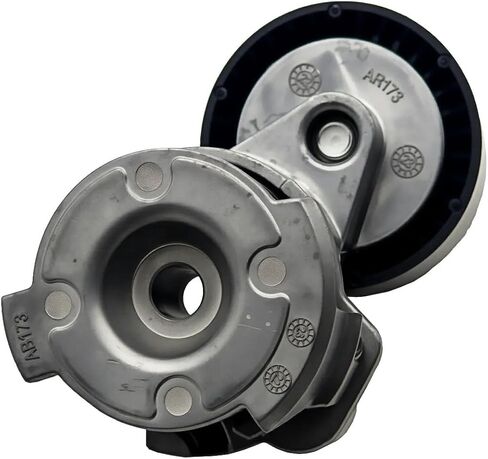 AMCC Drive Belt Tensioner Assembly with Pulley Compatible with BMW 550i GT xDrive 650i Coupe xDrive 750i 760Li Alpina B6 B7 B7L M5 M6 M760i X5 X6 2008-2018 3.0L 4.4L 6.0L V8 V12 Replace: 11287549873 in Kuwait