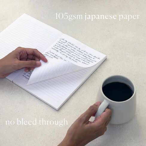 Naked Spine Notebook - A5 Lined Journal (5.8 x 8.3 in), 180 Pages, 105gsm, Hardcover Notebook for Work, Journaling and Note Taking in Kuwait