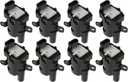 cciyu Fit 2004-2005 for Buick Rainier 5.3L/V8,2002-2005 for Cadillac Escalade 5.3L/V8 Coil Packs Replacement:Uf262 Ignition Coils for 4-Pins (8 Pack) in Saudi Arabia
