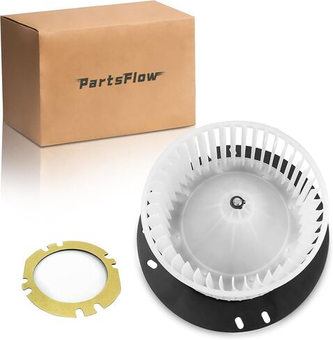 محرك منفاخ خلفي من PartsFlow مع قفص مروحة لـ 1997-2013 Ford E-150/E-250/E-350 Super Duty/E-350 Econoline/E-150 Club Wagon/E-350 Club Wagon/E-150 Econoline Club Wagon/Econoline Super Duty 700220 in Kuwait