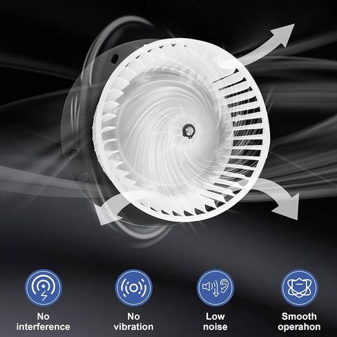 محرك منفاخ خلفي من PartsFlow مع قفص مروحة لـ 1997-2013 Ford E-150/E-250/E-350 Super Duty/E-350 Econoline/E-150 Club Wagon/E-350 Club Wagon/E-150 Econoline Club Wagon/Econoline Super Duty 700220 in Kuwait