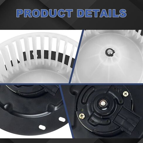 محرك منفاخ خلفي من PartsFlow مع قفص مروحة لـ 1997-2013 Ford E-150/E-250/E-350 Super Duty/E-350 Econoline/E-150 Club Wagon/E-350 Club Wagon/E-150 Econoline Club Wagon/Econoline Super Duty 700220 in Kuwait