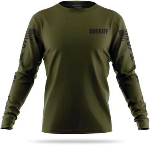 Sheriff Men’s Performance Long Sleeve Tactical Shirt – ACT1V3 Fabric, Moisture-Wicking, Duty-Grade in Saudi Arabia
