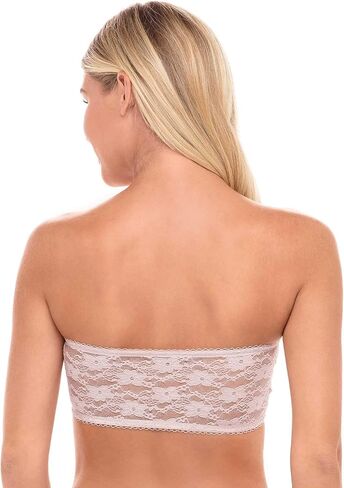 René Rofé Lingerie 6 Pack Women's Bandeau Bra Removable Pads Seamless Strapless Bralette Tube Top Bra in Saudi Arabia