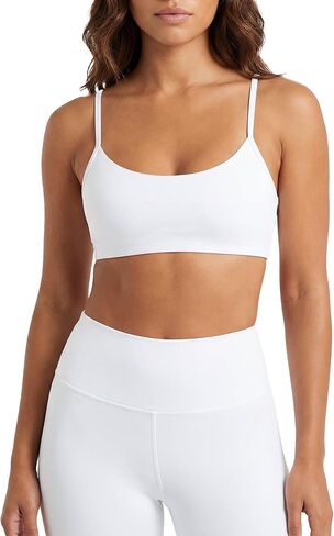 Sofra Women's Cotton Adjustable Straps Padded Sports Yoga Bra in Kuwait