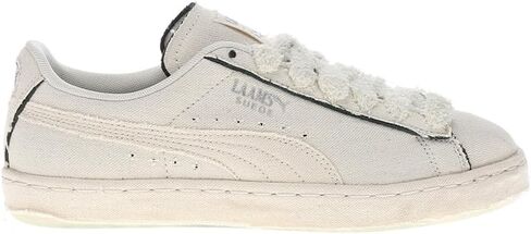 PUMA Mens Suede Laams Blank Canvas Lace Up Sneakers Shoes Casual - Beige in Saudi Arabia