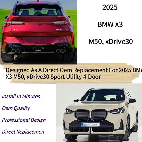 شفرة الممسحة الخلفية لسيارة BMW X3 M50 xDrive30 Sport Utility 4 أبواب | شفرة ممسحة الزجاج الأمامي الخلفية البديلة من OEM in Saudi Arabia