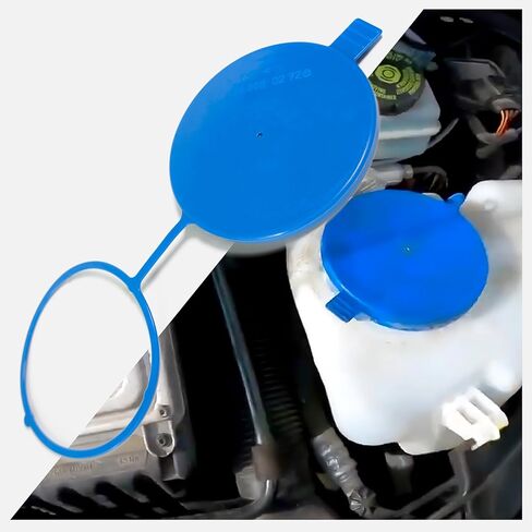 Click&Fit Windshield Washer Fluid Reservoir Cap compatible with Mercedes C- E- S- Class from 1993 to 2013 W124 W202 W210 W220 W221 C208 - Car Water Tank Bottle Cap A 1248690272, dia 4.16in Blue in Saudi Arabia