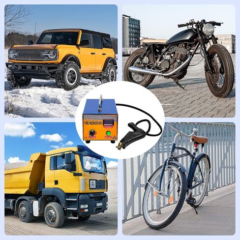 110V Professional Tire Groover, Rubber Tire Engraving Machine with 20 Blades, Grooving Tool for Anti-Skid Tread Pattern for Enhanced Traction or Old Tire Retreading in Kuwait