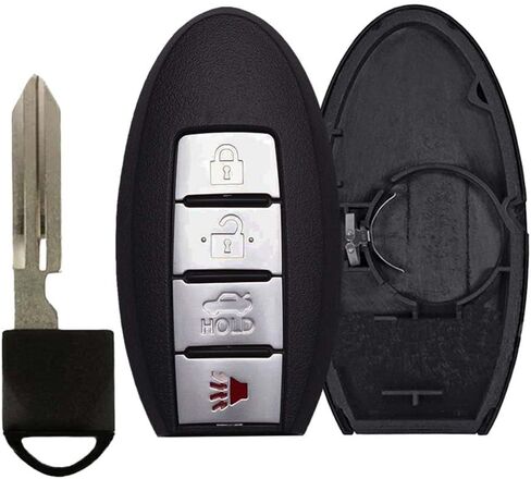 Replacement for Nissan Smart Prox. Key Shell 4 Buttons Fits for FCC ID KR55WK48903 Compatible with 2007-2012 - Altima and 2008-2014 - Maxima. Shell only, Electronic Board not Included (1) in Saudi Arabia