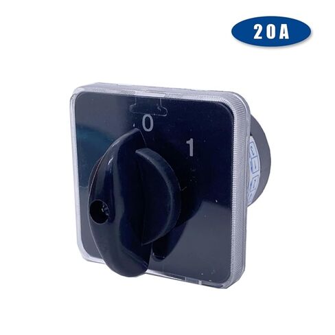 20A قطع الطاقة الكهربائية على قبالة الفضة الاتصال العالمي مقبض المعزل تغيير الروتاري كام التبديل YMZ12-20/1 in Kuwait