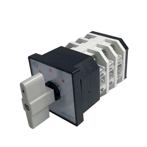 Cam Switch LW12-16/3 Rotary Changeover 12 Terminals 3 Positions On-Off-On DIY Dual Power Use for 5.5kw Motor Control Two Loads in Kuwait