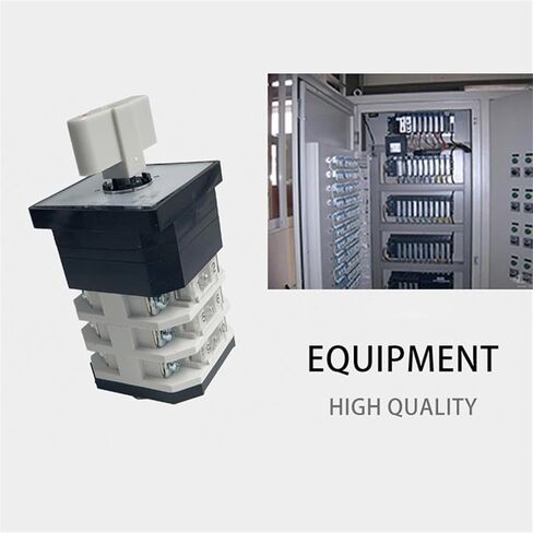 Cam Switch LW12-16/3 Rotary Changeover 12 Terminals 3 Positions On-Off-On DIY Dual Power Use for 5.5kw Motor Control Two Loads in Kuwait