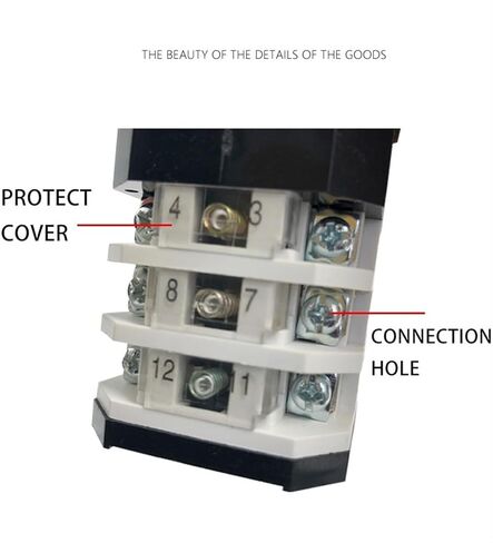 Cam Switch LW12-16/3 Rotary Changeover 12 Terminals 3 Positions On-Off-On DIY Dual Power Use for 5.5kw Motor Control Two Loads in Kuwait