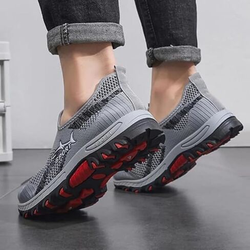 Jar-V Cooling Comfort Sneaker, Slip-on Breathable Mesh Soft-Soled Men's Orthopedic Shoes,Summer Casual Walking Shoes in Saudi Arabia