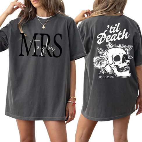 قمصان السيد والسيدة المخصصة، قمصان متطابقة للأزواج، هدايا شهر العسل in Kuwait