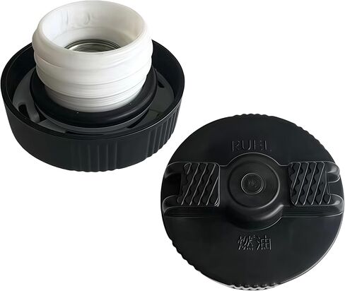 Forklift fuel tank cap 23320-23600-71, diesel tank cap 233202360071 compatible with Toyota Mitsubishi Komatsu forklift fuel tank cap accessories (black) in Kuwait