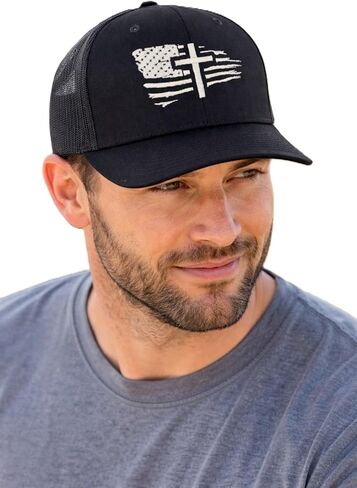 علم ريتشاردسون الأمريكي و Cross Snapback Hat ، الملاءمة القابلة للتعديل ، التصميم الوطني in Saudi Arabia