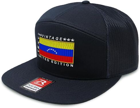 قبعة شبكية مخصصة قبعة Snapback قبعة فنزويلا خمر علم الدولة الفنزويلي B نص طبعة محدودة مخصصة in Saudi Arabia