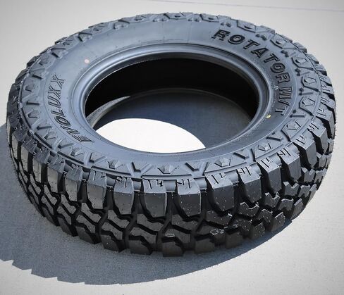 Set of 4 (FOUR) Evoluxx Rotator M/T Mud Off-Road Light Truck Radial Tires-LT245/75R16 245/75/16 245/75-16 120/116Q Load Range E LRE 10-Ply BSW Black Side Wall in Saudi Arabia