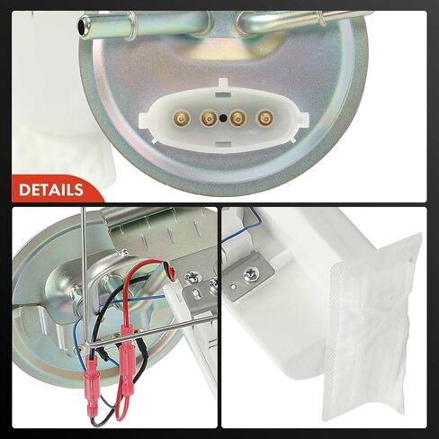 A-Premium Electric Fuel Pump Module Assembly with Sending Unit Compatible with Ford F50, F-250, F-350, 1990 1991, 4.9L 5.0L 5.8L 7.5L, Gas, Driver Side, Replace# PN3015 in Saudi Arabia